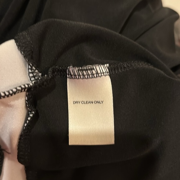 White House Black Market Black with white trim short sleeve dress Sz S - Picture 7 of 7